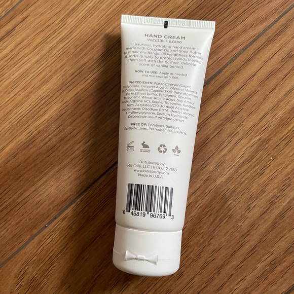 🆕 ISOLA Hand Cream in Vanilla + Anise - Picture 3 of 3
